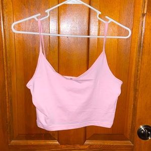 Pale pink Crop top